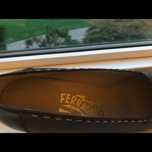 Dressy black Ferragamo shoes